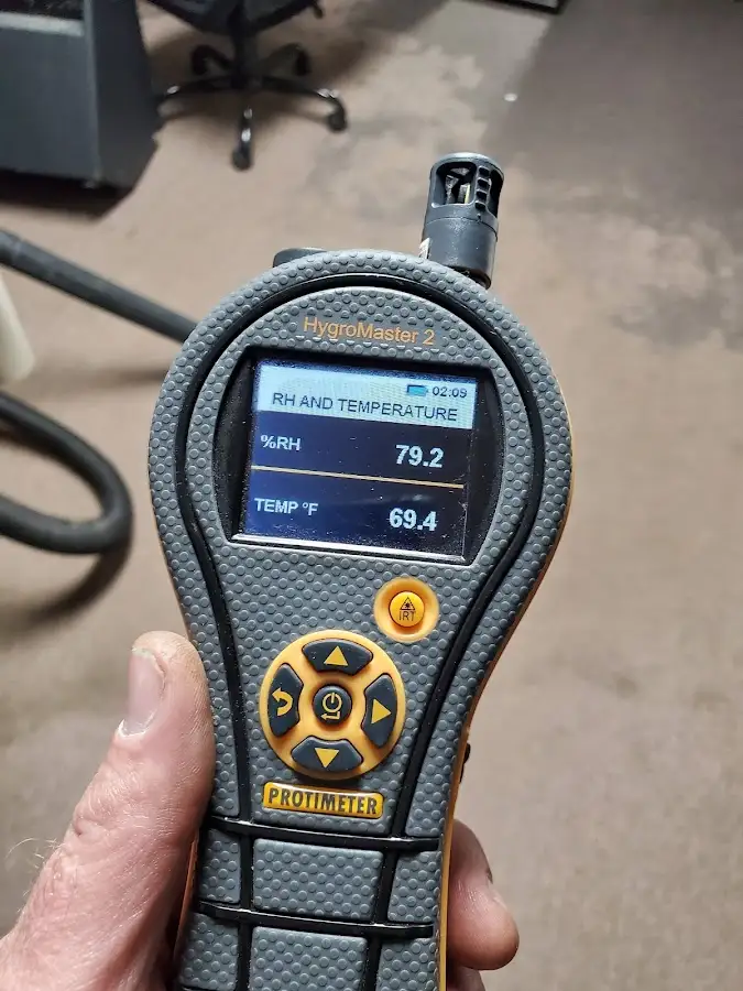 Moisture meter humidity assessment for Mold Remediation & Removal in Howell